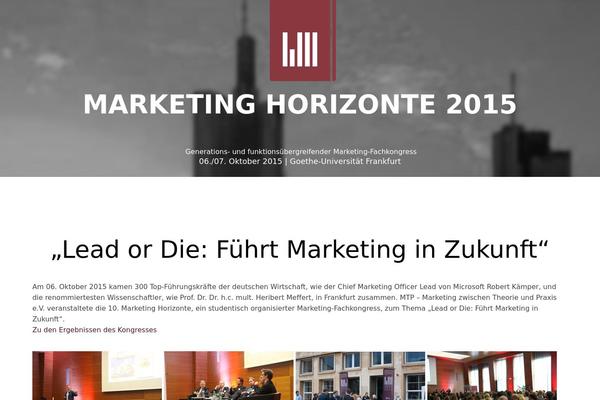 marketing-horizonte.de site used Events