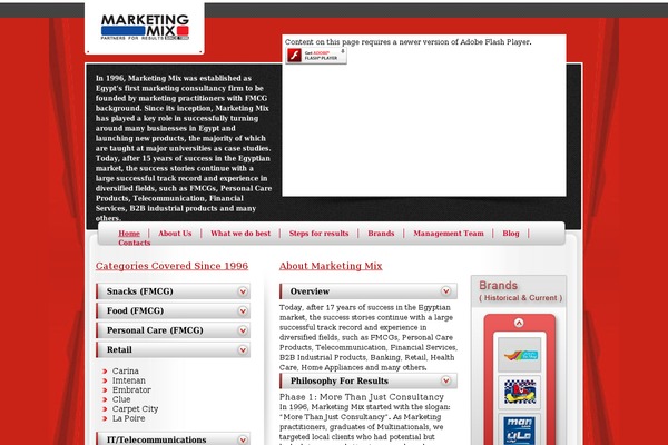 marketing-mix.com site used Live-site