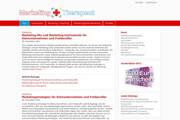 marketing-therapeut.de site used Richwp20110131