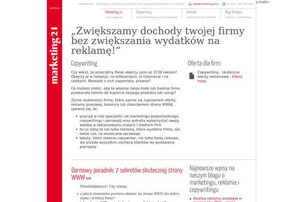 marketing21.pl site used Mygen