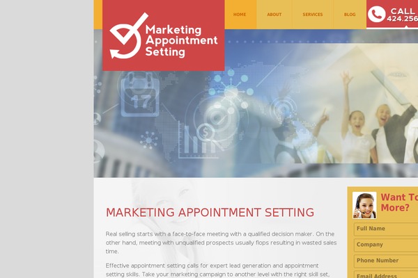 marketingappointmentsetting.com site used Vantage