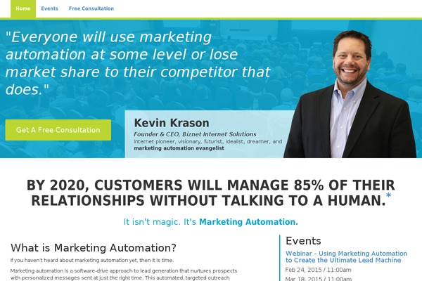 marketingautomationevangelist.com site used Mae2014