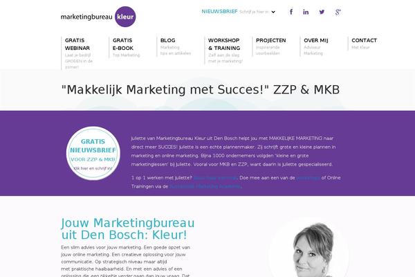 marketingbureaukleur.nl site used Kleur