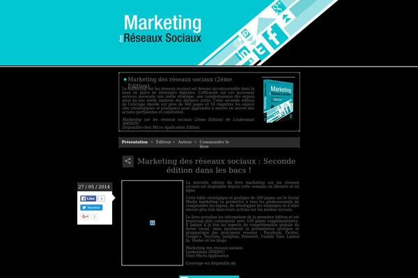 marketingdesreseauxsociaux.fr site used Theme-marketing-2014