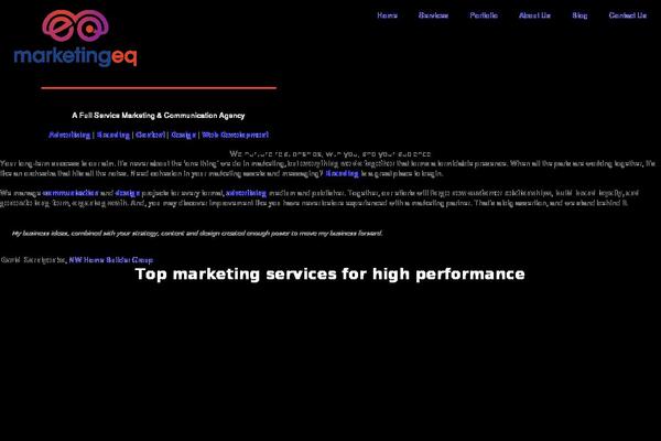 WordPress website example screenshot