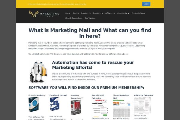 marketingmall.net site used Klein-2.1.1
