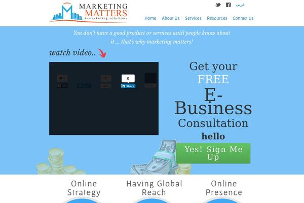 marketingmatters4u.com site used Mms