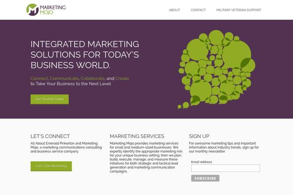 Jupiter theme site design template sample