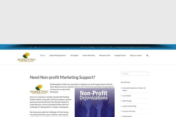 marketingnon-profits.com site used Vision2