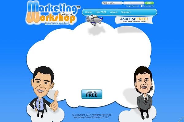 marketingonlineworkshop.com site used Mow-wordpress