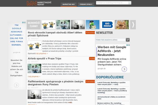 marketingovenoviny.cz site used Marketingove-noviny