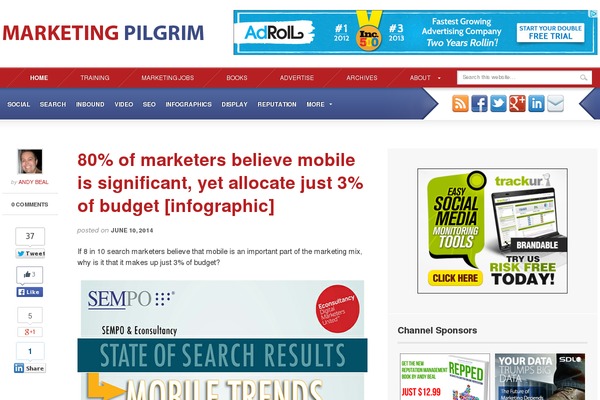 marketingpilgrim.com site used Neilpatel