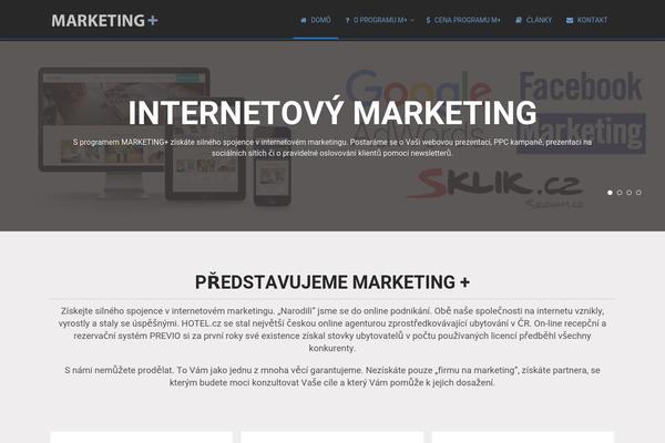 marketingplus.cz site used Onepage