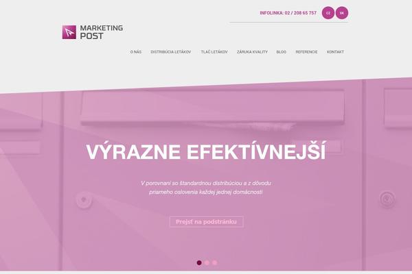 marketingpost.sk site used Marketingpost