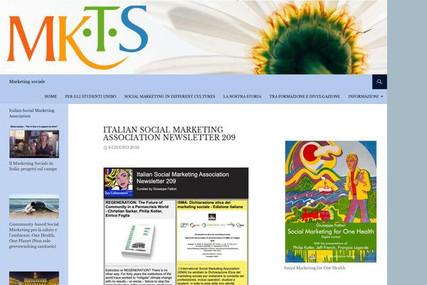 Twenty Fourteen theme site design template sample