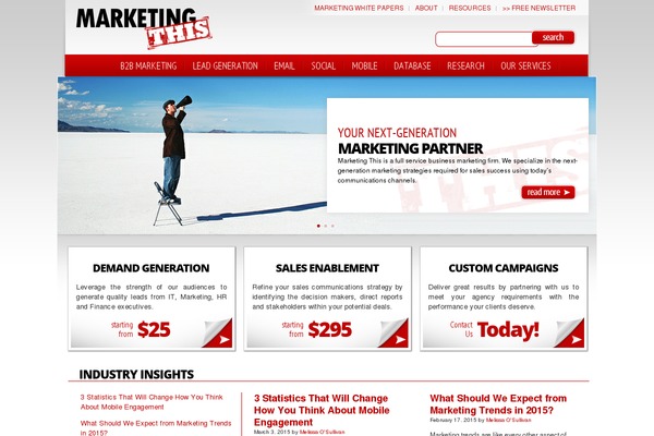 marketingthis.com site used Startbox