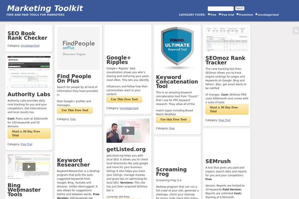 Foliogridpro theme site design template sample