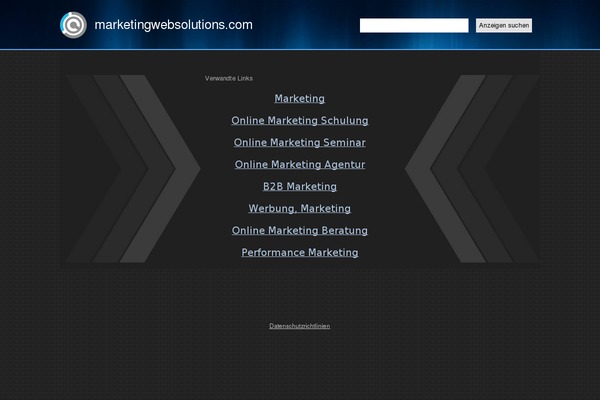 Marketing theme site design template sample
