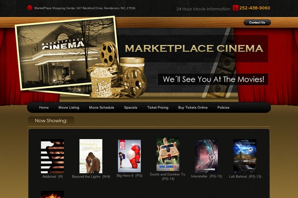 marketplacecinemas.com site used Marketplace