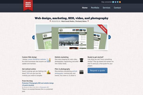 Awesome theme site design template sample