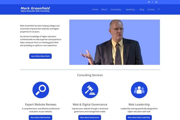 Divi theme site design template sample
