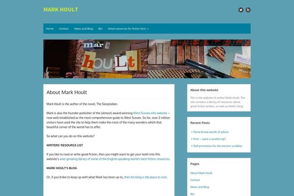 The Box theme site design template sample