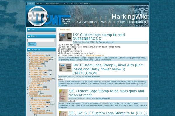 marking-machines.info site used Markingwikic