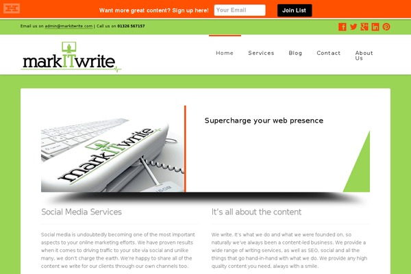 markitwrite.com site used Elite-business-agency