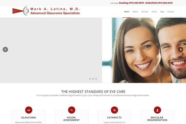 WordPress website example screenshot