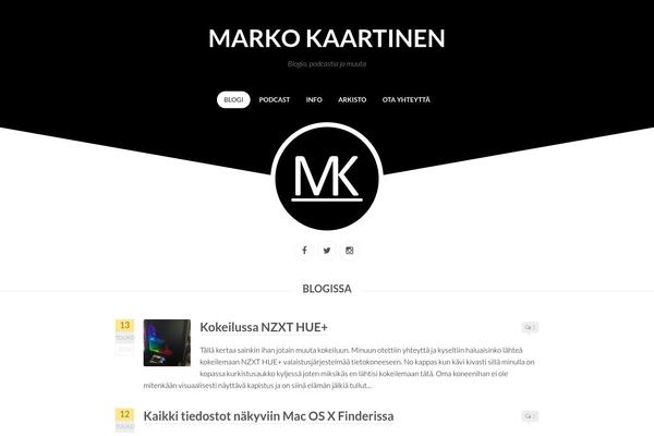 WordPress website example screenshot