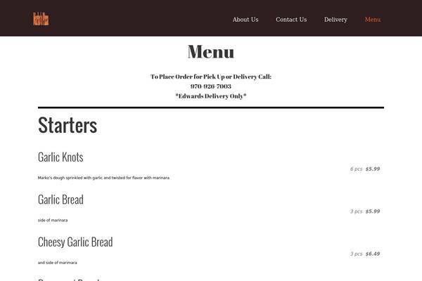 WordPress website example screenshot