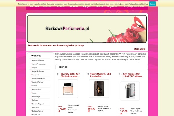 markowaperfumeria.pl site used Twister