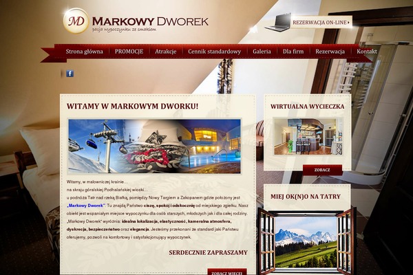 markowydworek.pl site used Dwor