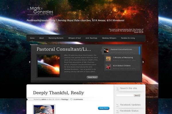markpgonzales.com site used Polished