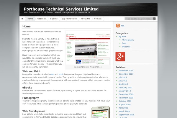 markporthouse.net site used iNove
