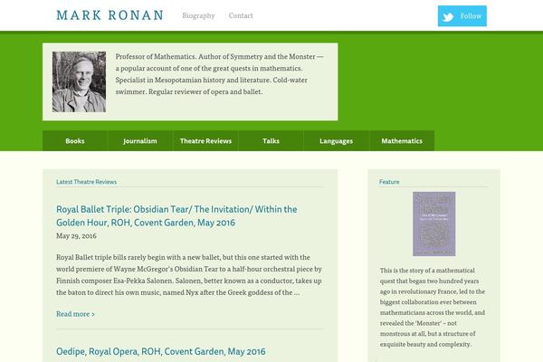 ronan theme websites examples