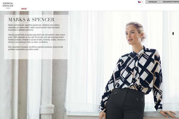 marks-and-spencer.cz site used Mands