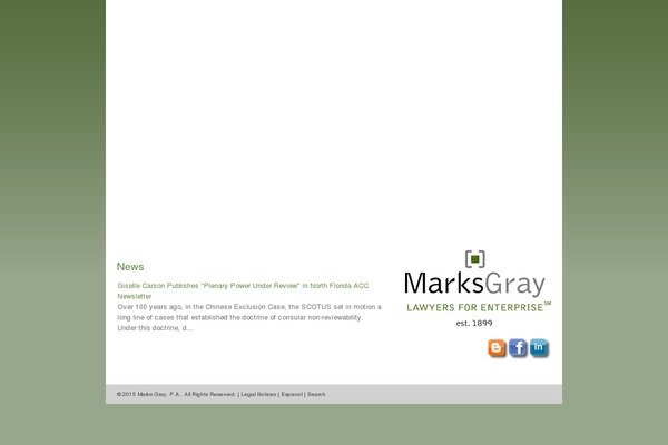 WordPress website example screenshot