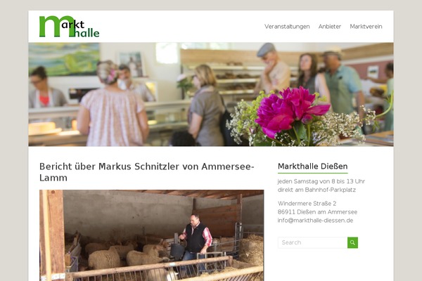 markthalle-diessen.de site used Generatepress-markthalle