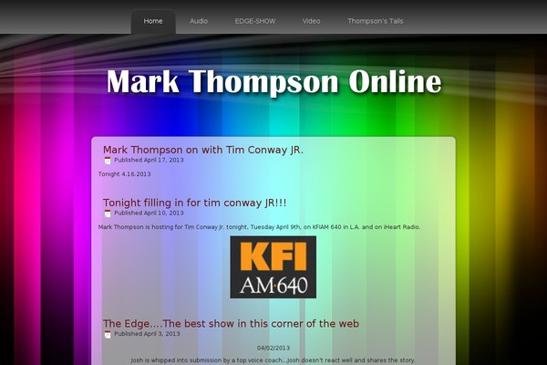 markthompsononline.com site used Mt23