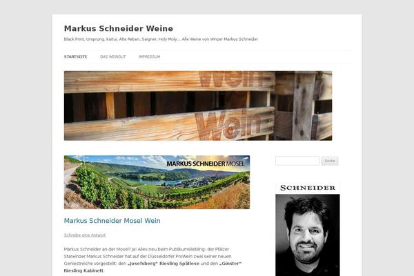 WordPress website example screenshot