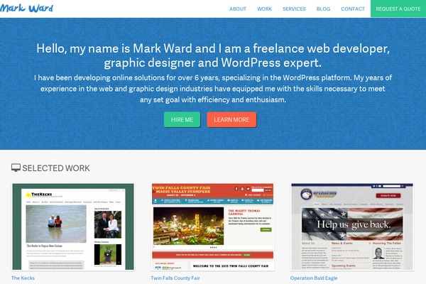 markwarddesign.com site used Mwdzn
