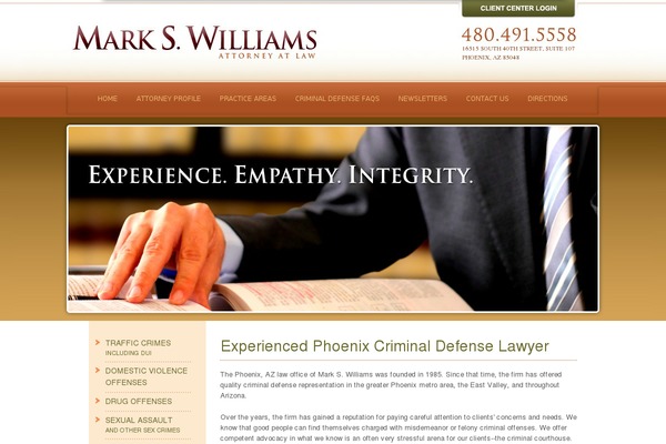 markwilliamslawfirm.com site used Markwilliams