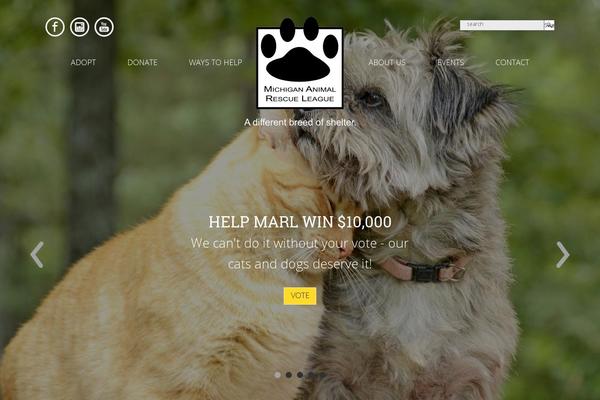 WordPress website example screenshot