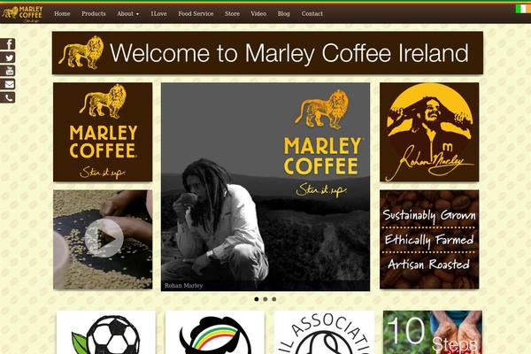 marleycoffee.ie site used Marley_theme