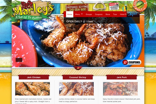 The Restaurant theme site design template sample