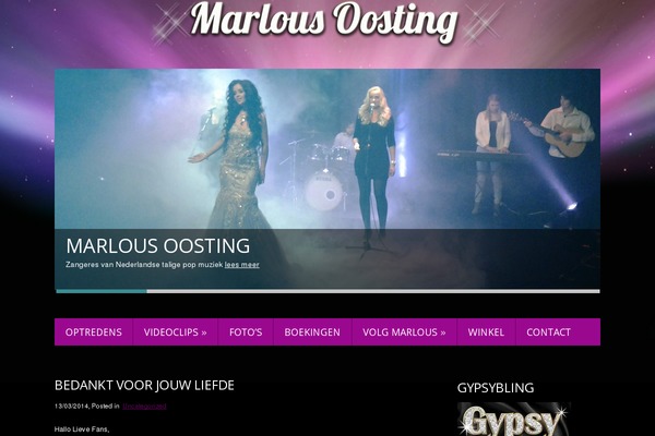 marlous-oosting.nl site used Jazz