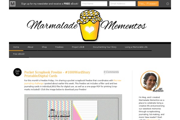 marmalademementos.com site used Reddle