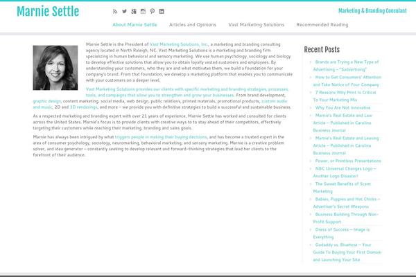 WordPress website example screenshot