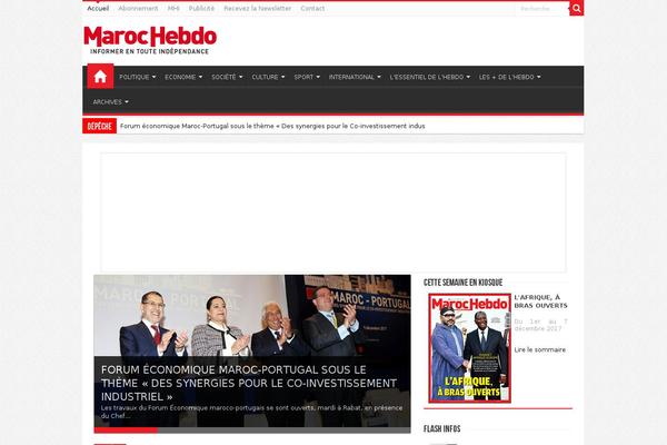 maroc-hebdo.com site used Mhi
